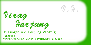 virag harjung business card